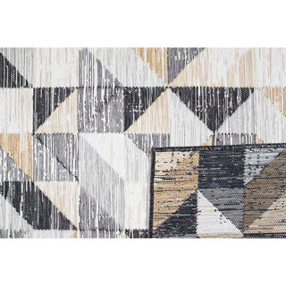 Plaza Tiles Area Rug, Neutral, 5'3"x7'3"