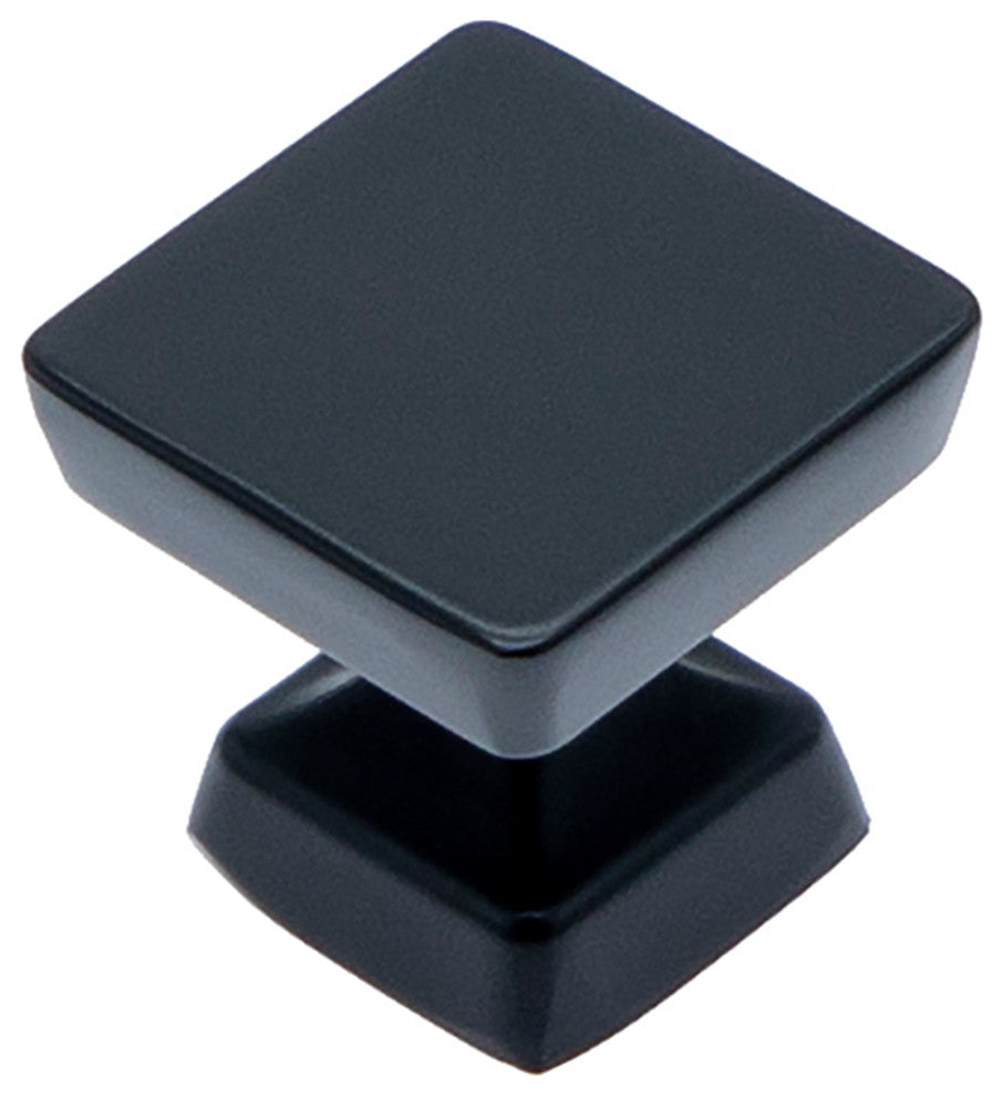 Utopia Alley Zinc Cabinet Pull/Knob, Matt Black, Knob, 1 Pack