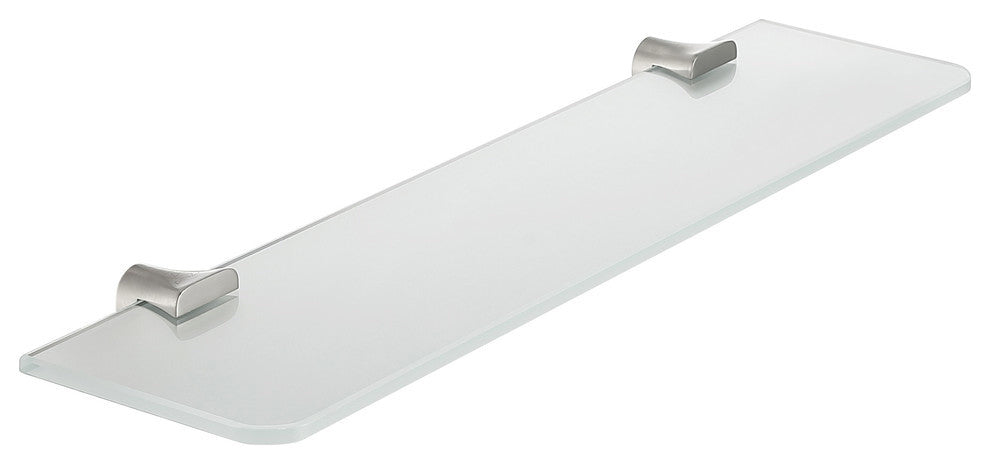 Essence Series Glass Shelf In Brushed Nickel