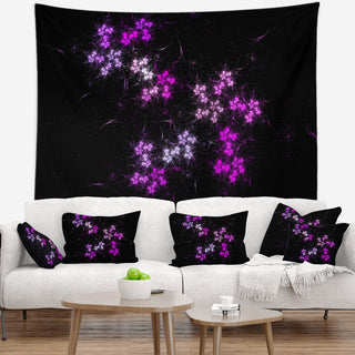 Placer Stars in Distant Galaxy Abstract Wall Tapestry, 80"x68"