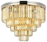 Elegant Lighting 1231F32-GT/RC Sydney 17 Light 32"W Flush Mount - Polished