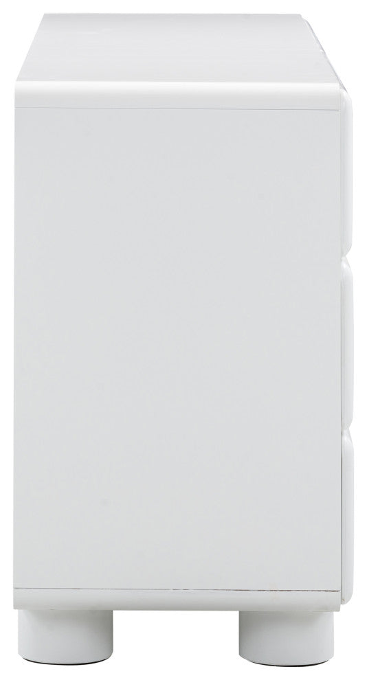 Tammy 6-Drawer Dresser, White