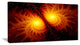 "Fiery Wings of Dragon" Abstract Digital Art Canvas Print