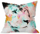 Allyson Johnson Abstract Lion 2 Throw Pillow