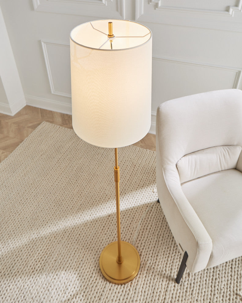 Beckham Classic Floor Lamp, Burnished Brass