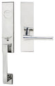 Champagne Lever, Mortise Dummy Handleset, Right Hand, Polished Stainless Steel