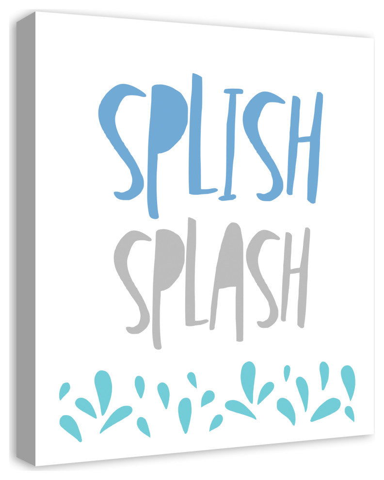 Splish Splash 20x24 Canvas Wall Art