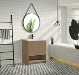 Ari Kitchen and Bath San Diego Bath Vanity, Oak, 30", Freestanding