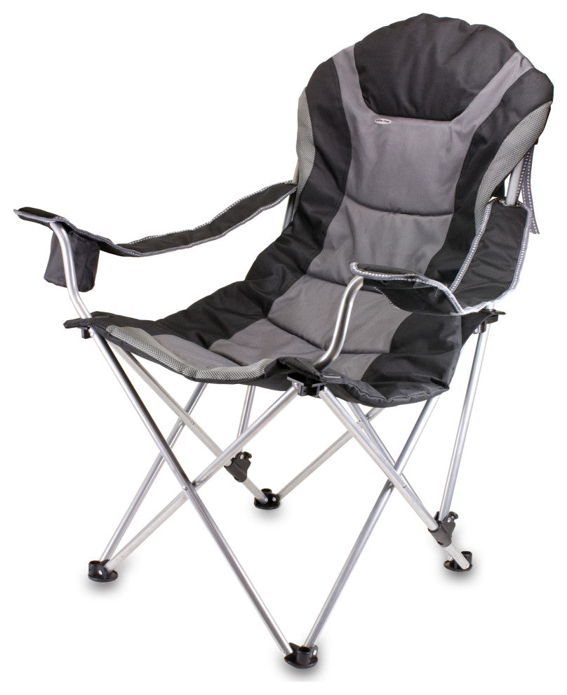 Reclining Camp Chair - Black