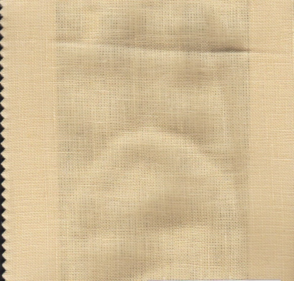 Elizabeth Grommet Top Linen Drape, Gold, 50"x96"