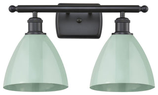 Innovations 516-2W-BK-MBD-75-SF 2 Light Bath Vanity Light, Matte Black