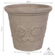 Sunnydaze Arabella Outdoor Flower Pot Planter, Beige, 20", Set of 4