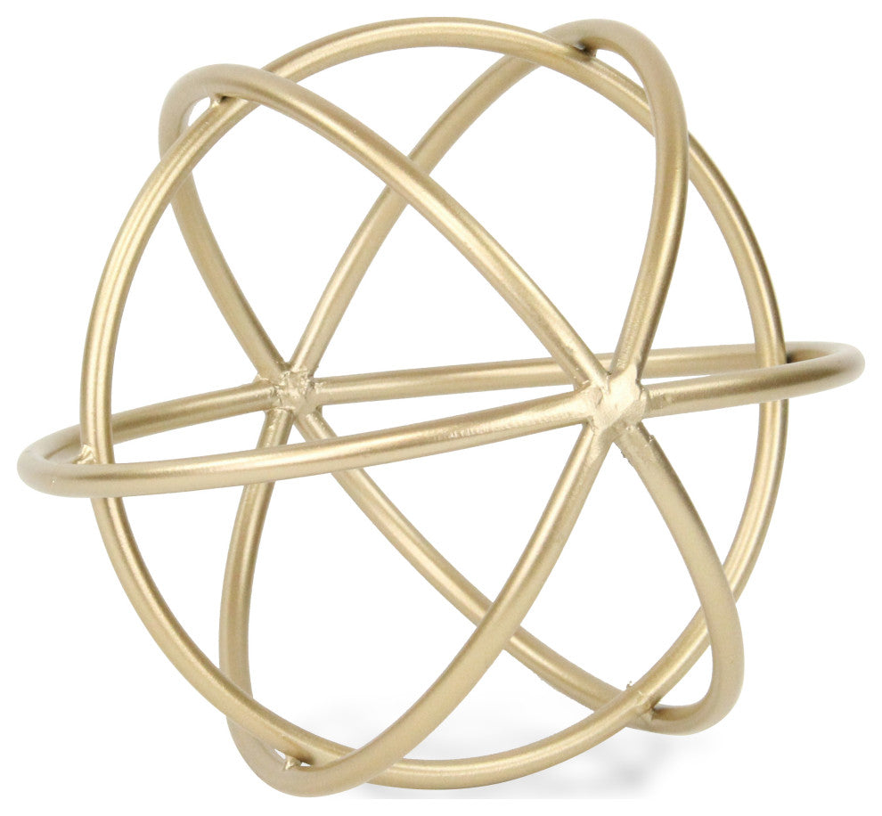 Circular Orb Decor, Gold