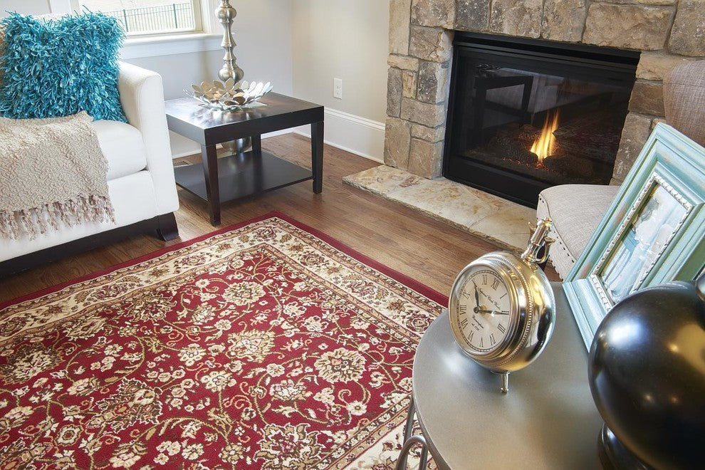 Unique Loom Burgundy Washington Sialk Hill 2' 2 x 8' 2 Runner Rug