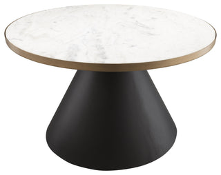 Richard Marble Coffee Table - Black,White