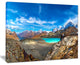 "Alps Mountains in Swiss Panorama" Seashore Wall Art, 20"x12"