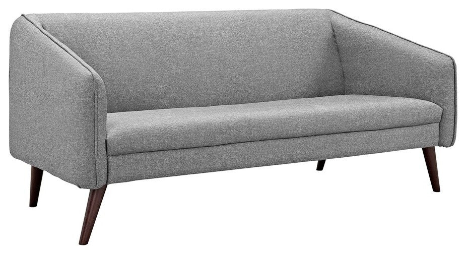 Modern Light Gray Slide Upholstered Sofa