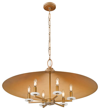 Z-Lite 1953-32 Rialto 6 Light 32"W Pendant - Matte White