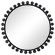 Uttermost Cyra Black Round Mirror 09694