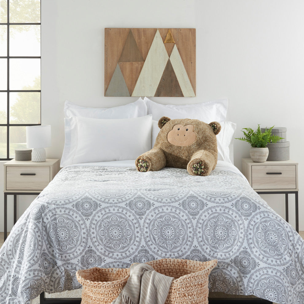 Mina Victory N2274 Plush Animal, BROWN, 21" X 16"