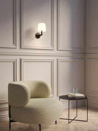 Ella Table, Matt Black, Wall Light