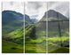 "Summer in Scotland" Photo Metal Wall Art, 3 Panels, 36"x28"