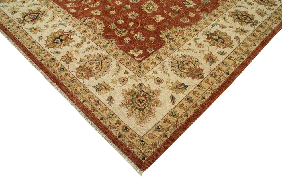 Rug N Carpet - Handwoven Oriental 11' 10" x 18' 4" Oversize Oushak Area Rug