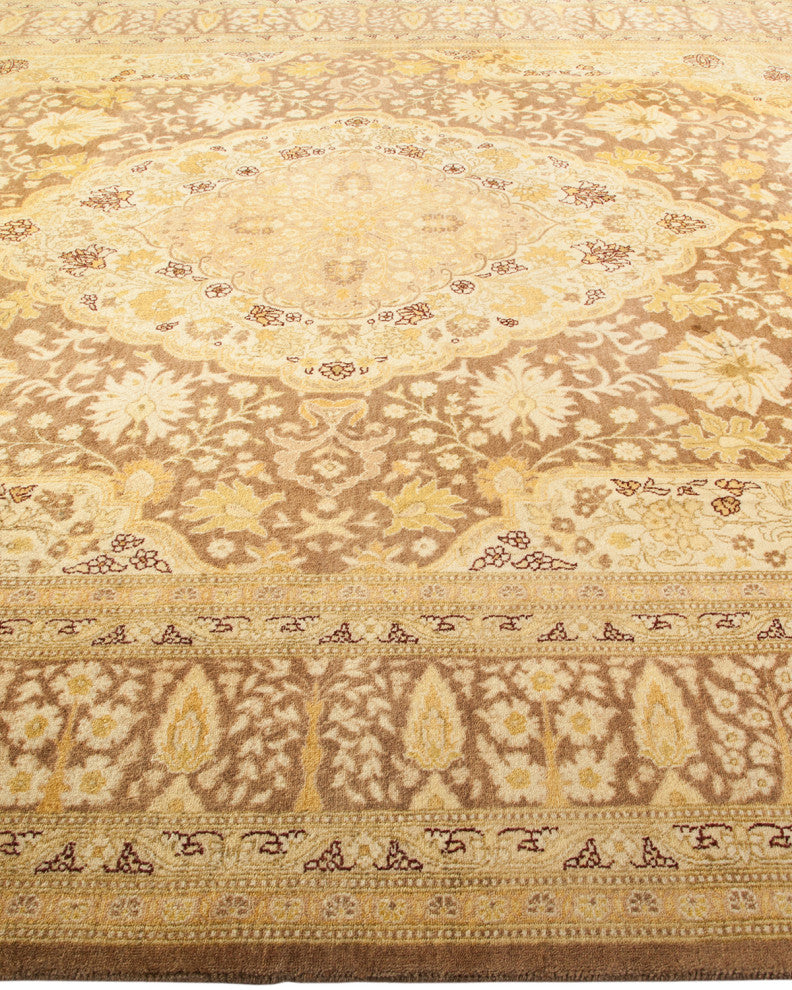 Mogul, One-of-a-Kind Hand-Knotted Area Rug Beige, 6'2"x9'1"