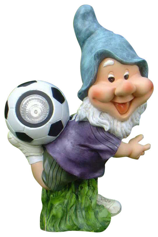 Solar Gnome Soccer Statue