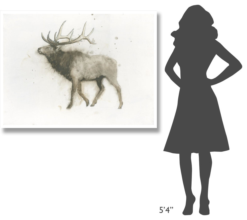 "Elk" Digital Paper Print by James Wiens, 50"x38"