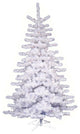 Pre-lit Crystal Artificial Christmas Tree, Multi Lights, White, 14'