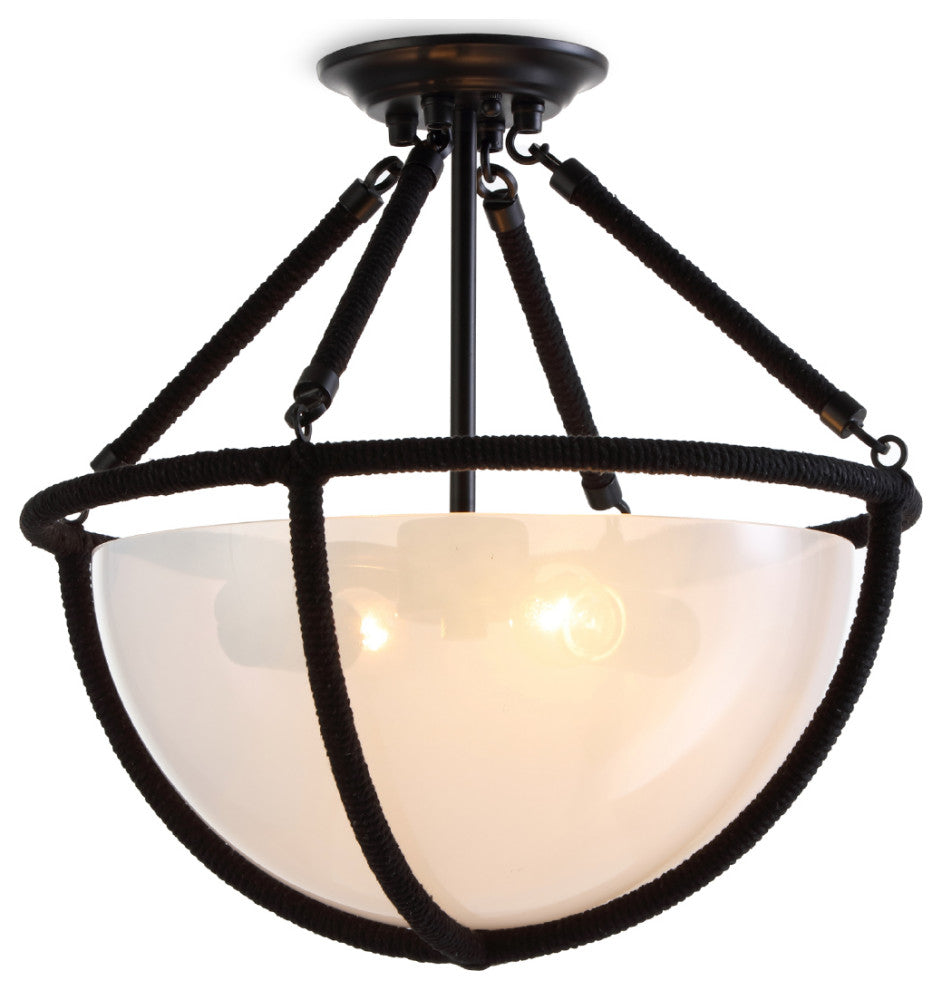 Voyager 2 Light Ceiling Light Matte Black