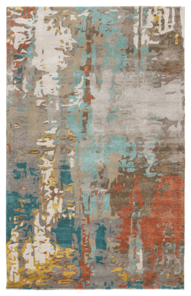 Jaipur Living Matcha Handmade Abstract Multicolor Area Rug, 8'x11'