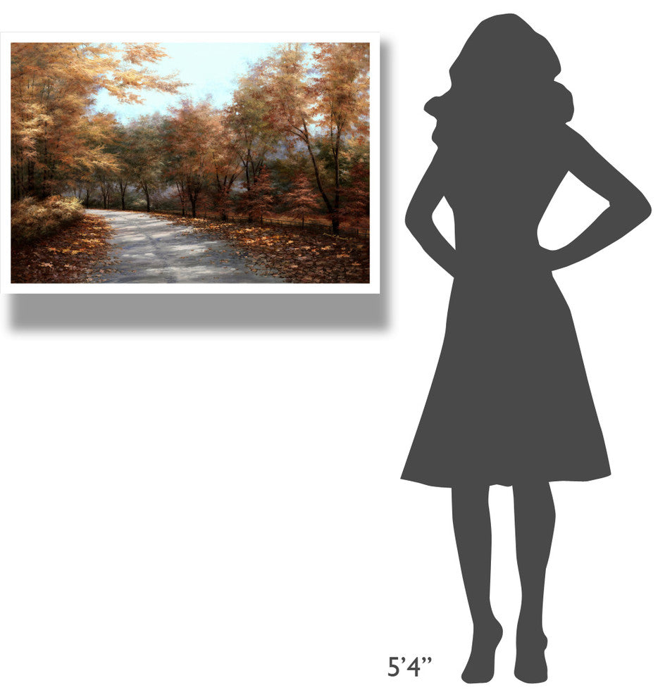 "Maple Lane" Digital Paper Print by Diane Romanello, 38"x29"