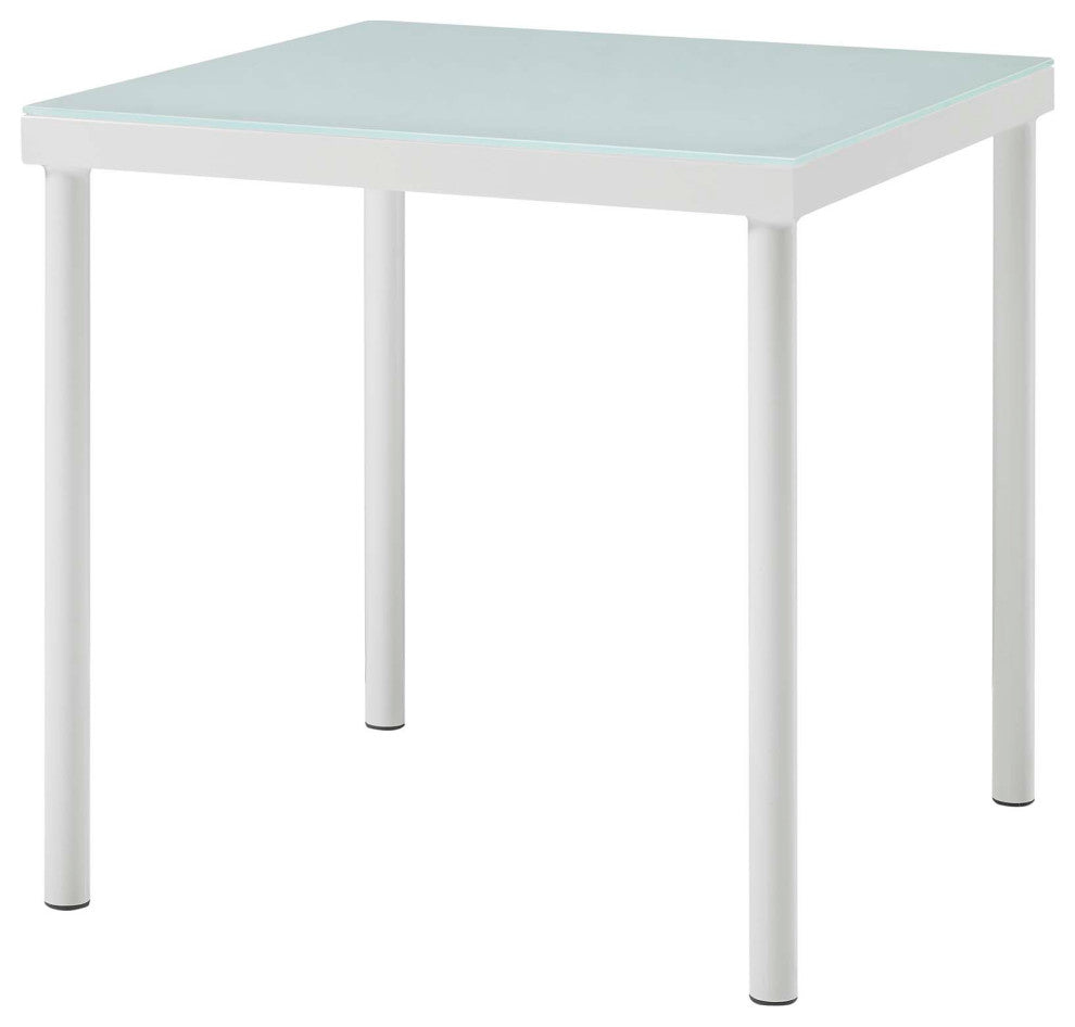 Lounge Sectional Sofa Chair Table Set, Sunbrella, Aluminum, Gray, Outdoor
