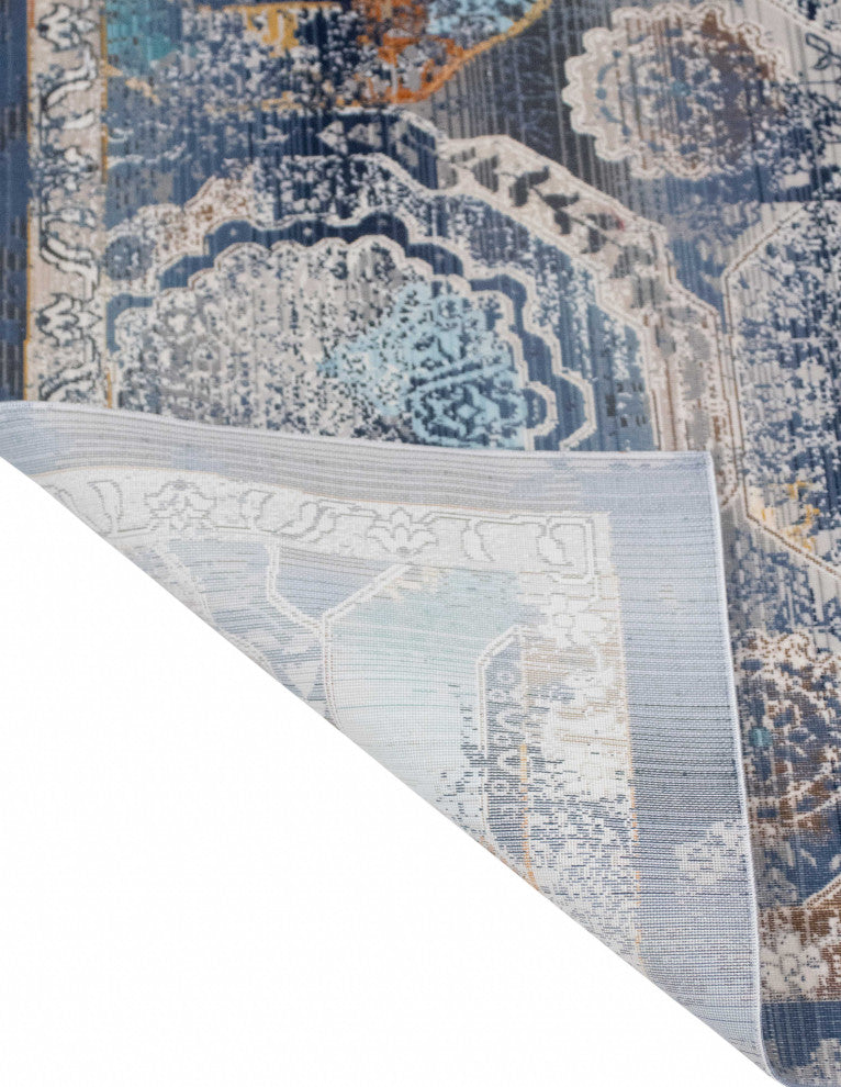 Noori Rug Low-Pile Gerard Blue/Ivory Rug