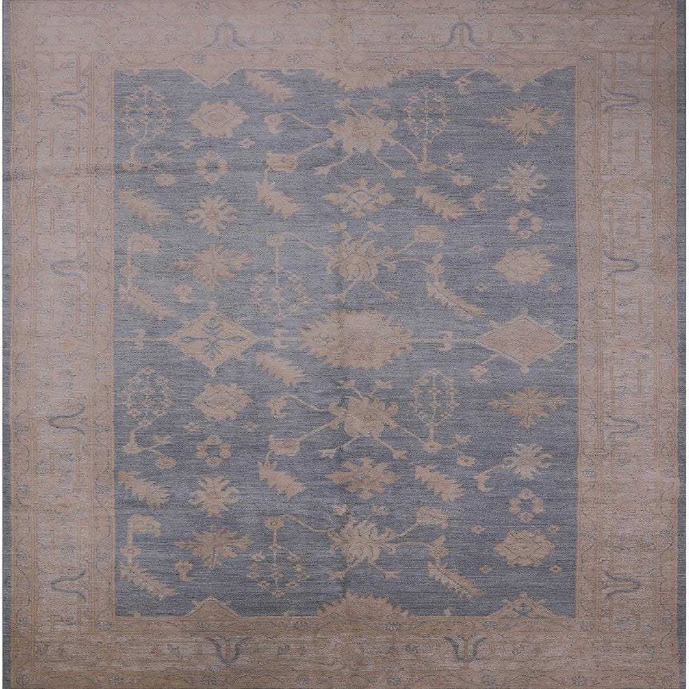 Ahgly Company Indoor Square Mid-Century Modern Area Rugs, 6' Square