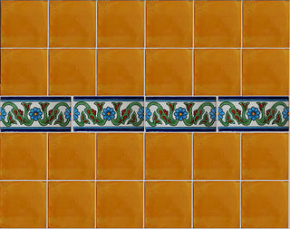 3x6 8 pcs Carbellino Subway Mexican Tile