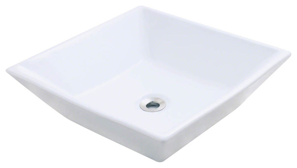 P071VW Porcelain Vessel Sink, White