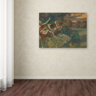 'Four Dancers, 1899' Canvas Art by Edgar Degas