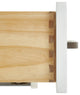 ARIEL Cambridge 43" Left Offset Oval Sink Bathroom Vanity White With Quartz Top