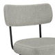 Giselle Swivel Counter Height Stool, Set of 2, Light Gray
