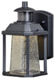 Freeport LED Motion Sensor Dusk to Dawn Outdoor Wall Light Textured Black