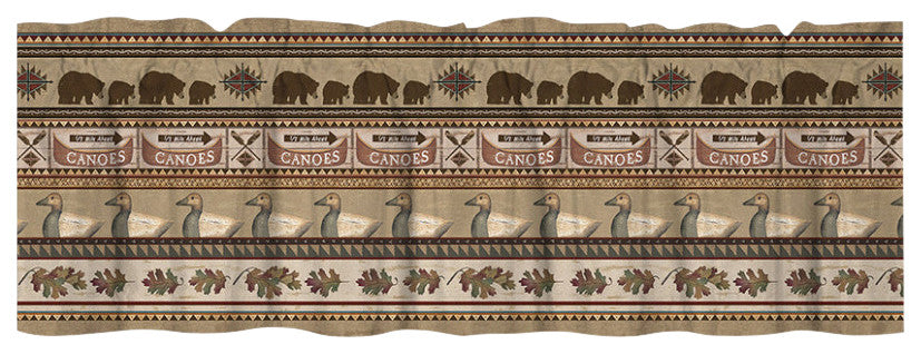 Lodge Look Window Valance
