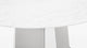 Riesling Carrara Marble and Stainless Steel Dining Table