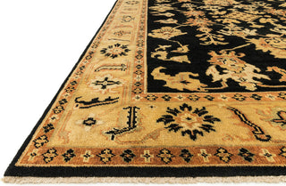 Loloi Morrow Collection Rug, Black and Light Gold, 4'x6'
