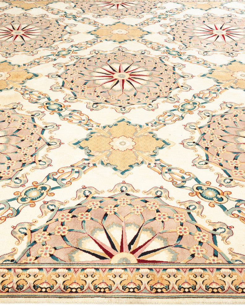 Mogul, One-of-a-Kind Hand-Knotted Area Rug Ivory, 9' 1" x 20' 8"