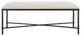 Uttermost 236-AVENHAM-BENCH-LG Avenham 50-1/2"W Black Framed - Aged Black