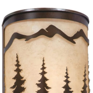 Yosemite 8-in Tree Wall Light Burnished Bronze