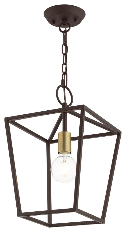 Devone 1 Light Bronze Lantern